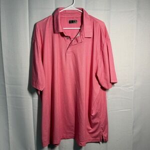 PGA Tour Motionflux 360 Men's Pink Heathered Polo Shirt XXL